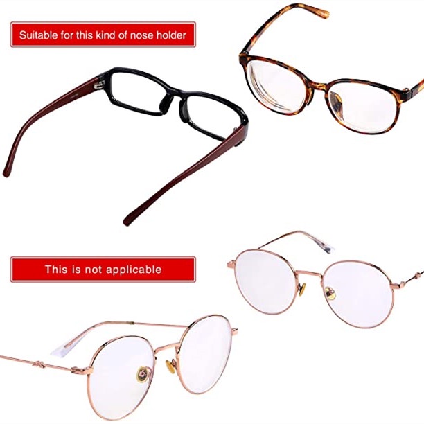 Set 4 Cặp Đệm Mũi Kính / Mắt Bằng Xốp EVA Chống Trượt Thiết Kế Tiện Dụng