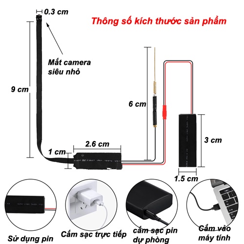 [ SIÊU PHẨM ] Camera Quan Sát Wifi S999PRO Xem Từ Xa Trên Điện Thoại, Nhỏ Gọn, Hình Ảnh Siêu Nét - Âm Thanh Lọc ÂM