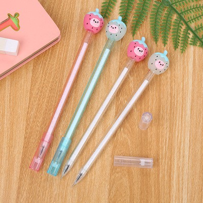 Bút quả dâu kim tuyến D167 bút hoạt hình bút dễ thương bút kute viết gel