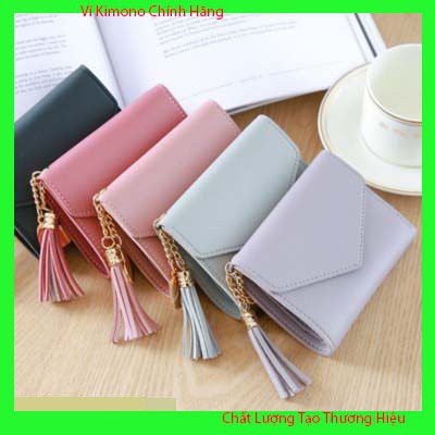 Ví Nữ Cầm Tay ❤️FREESHIP❤️ Tua Rua Trái Tim Nhiều Ngăn Tiện Dụng Hàng Loại 1 Xuất Khẩu Có video Và ảnh Thật VN01