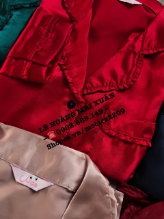 ĐỒ BỘ MẶC NHÀ PIJAMA PHI LỤA TAY QUẦN DÀI