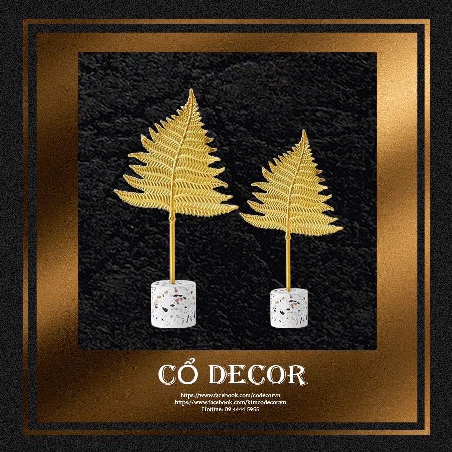 Set mô hình lá ba tư luxury