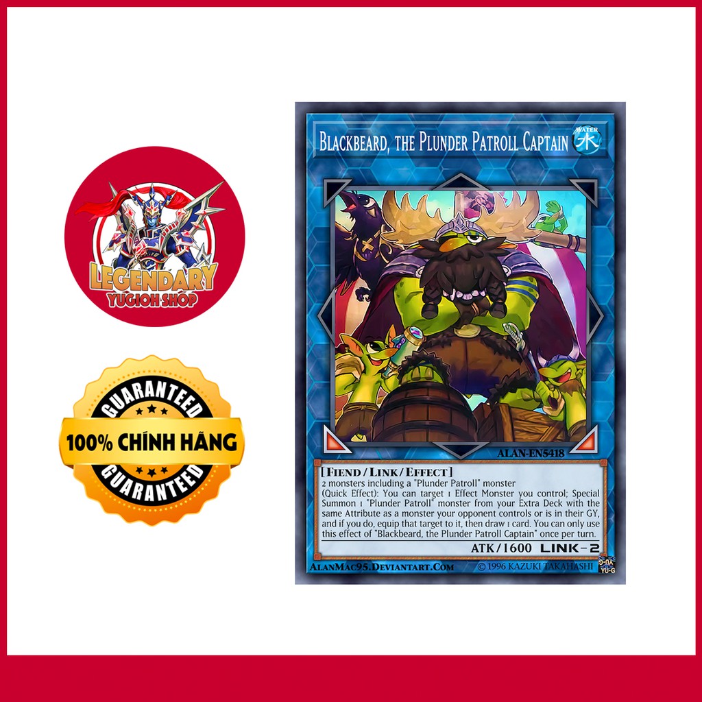 [Thẻ Bài Yugioh Chính Hãng] Blackbeard, the Plunder Patroll Captain