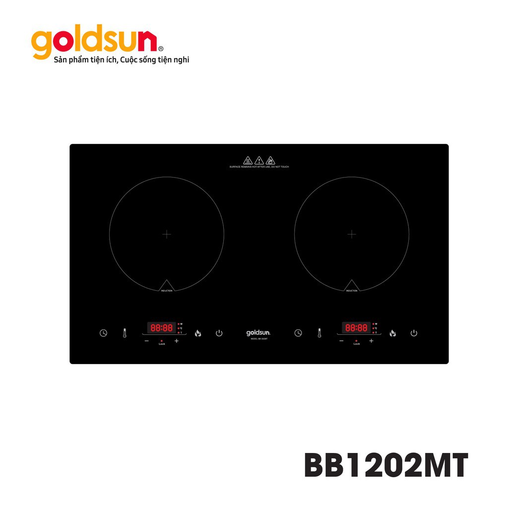 [GOLDSUN VIỆT NAM] 👩‍🍳👩‍🍳👩‍🍳 BẾP ĐIỆN TỪ ĐÔI ❤️ 3500W GOLDSUN BB1202MT ❤️