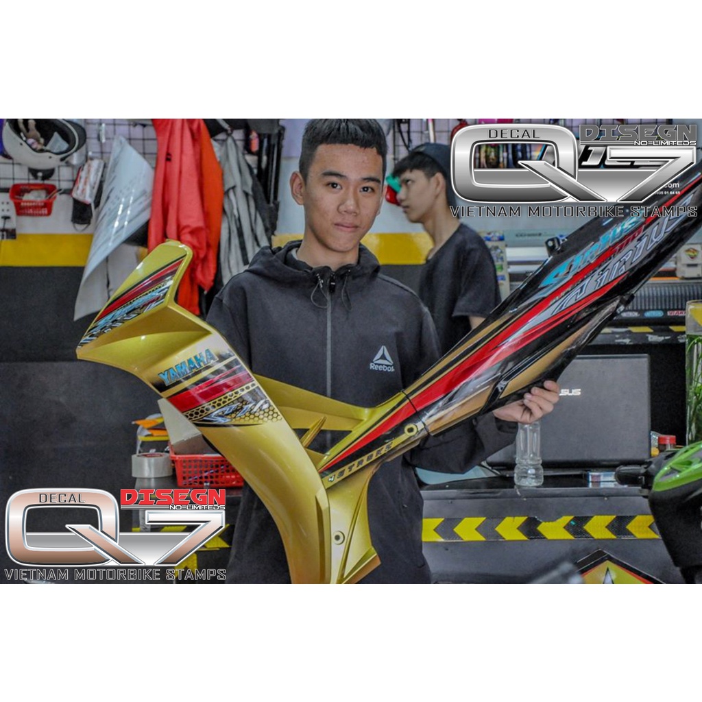 Tem Rời Sirius 110 Vàng Đen