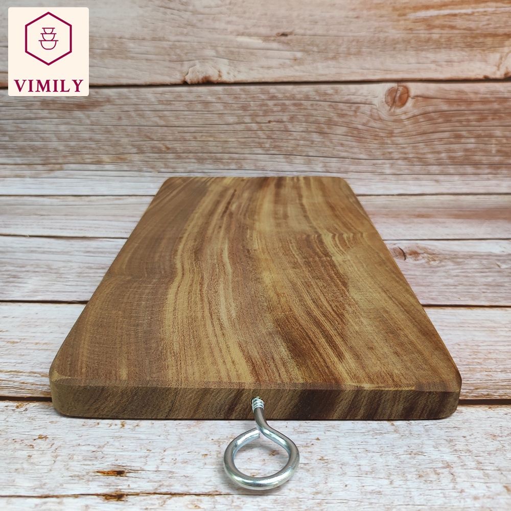 Thớt Nghiến Hình Chữ Nhật Kích Thước 20x30x2,3 Cm - Dùng Để Thái