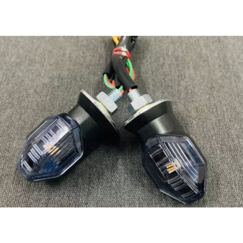 cặp xi nhan led sau nhỏ gọn bền đẹp chế được nhiều loại xe