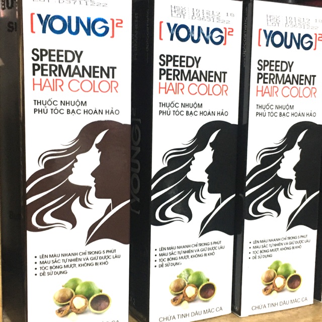Thuốc nhuộm tóc phủ bạc 100% Young VietNam