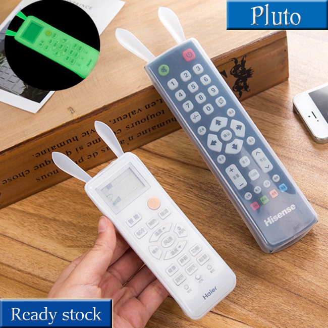 Vỏ bọc remote chống bụi chống nước hình tai thỏ dễ thương