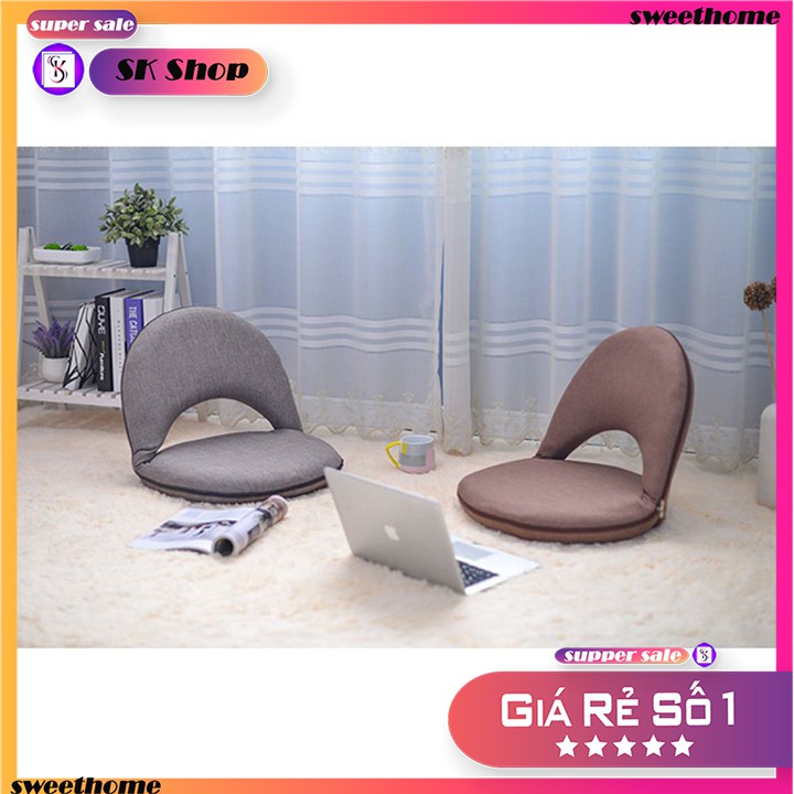Ghế bệt loại 1 cao cấp hình elip , ghế gập 6 cấp độ tựa lưng phong cách nhật lười