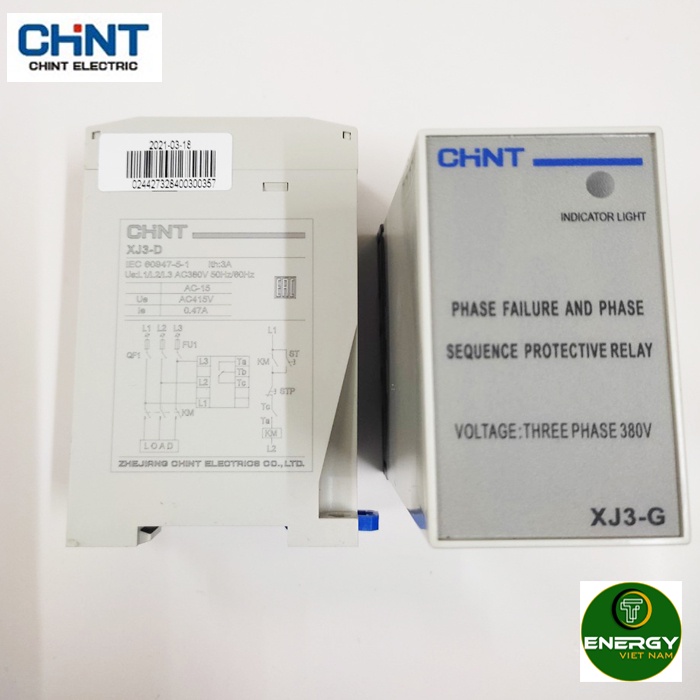 Thiết Bị Bảo Vệ 3 Pha, Mất Pha, Lệch Pha XJ3-G, Thấp Áp, Cao Áp XJ3-D