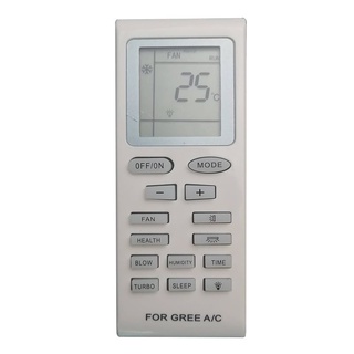 Điều khiển Remote máy lạnh GREE 2 chiều màu trắng bản vuông
