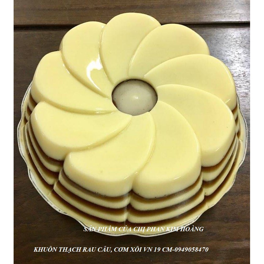 Bộ 9 khuôn nhựa làm rau cau, nhấn cơm 20cm như hình