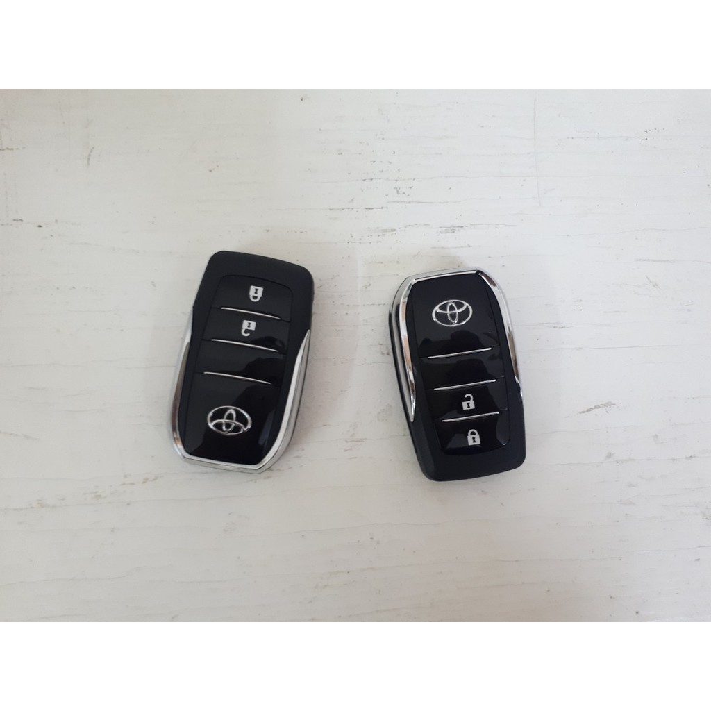 [Vỏ Chìa Khóa Toyota] Vỏ Chìa Khóa Gập 2 Nút Cho Xe Ô Tô Toyota Các Dòng Camry, Yaris, Crolla Altis, Innova và Vios