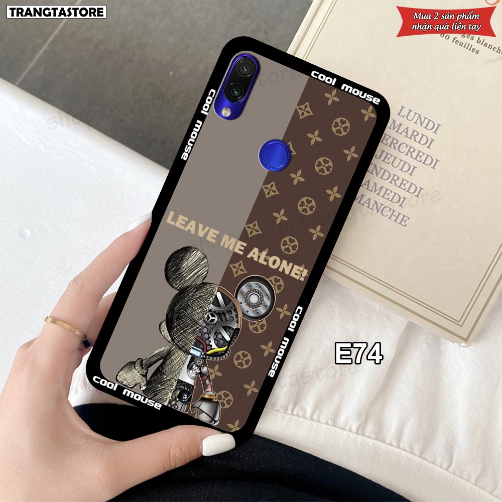 Ốp Xiaomi Redmi 7 - Redmi Note 7 in hình gấu Bearbrick,Metal Style,Doremon siêu dễ thương chất lượng