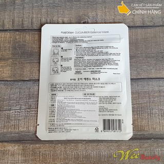 Mặt Nạ Giấy Dưỡng Da Dưa Leo Purederm [01 Miếng/Gói 23g] [Hàn Quốc]