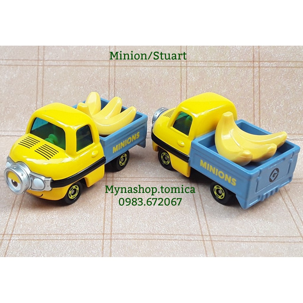 Đồ chơi mô hình tĩnh xe tomica không hộp, Minions