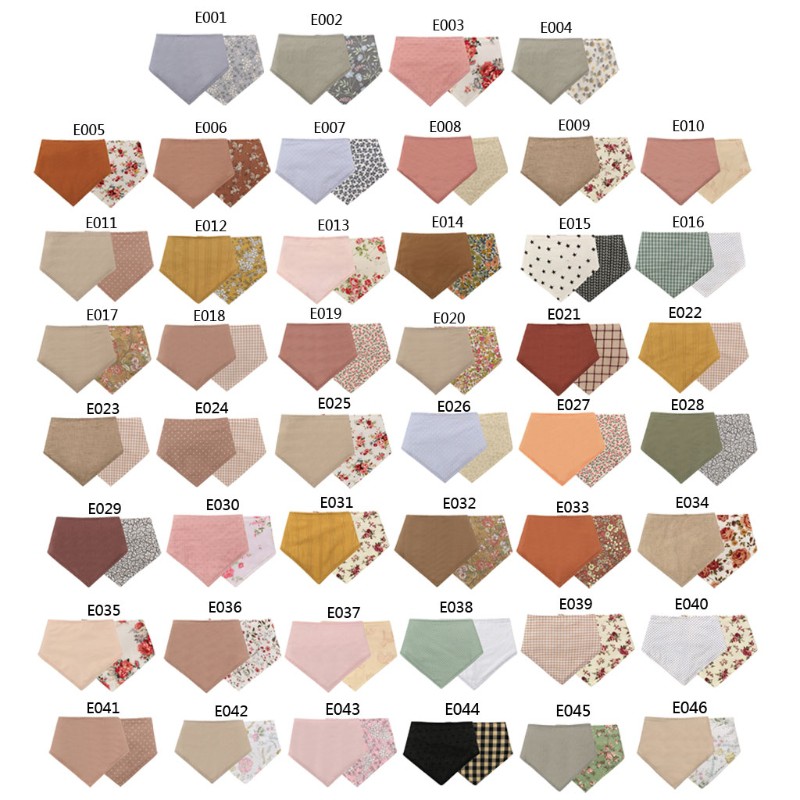 Yếm Ăn In Hoa Xinh Xắn Cho Bé