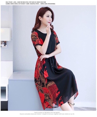 ĐẦM VOAN PHỐI MÀU CAO CẤP (HÀNG NHẬP)
