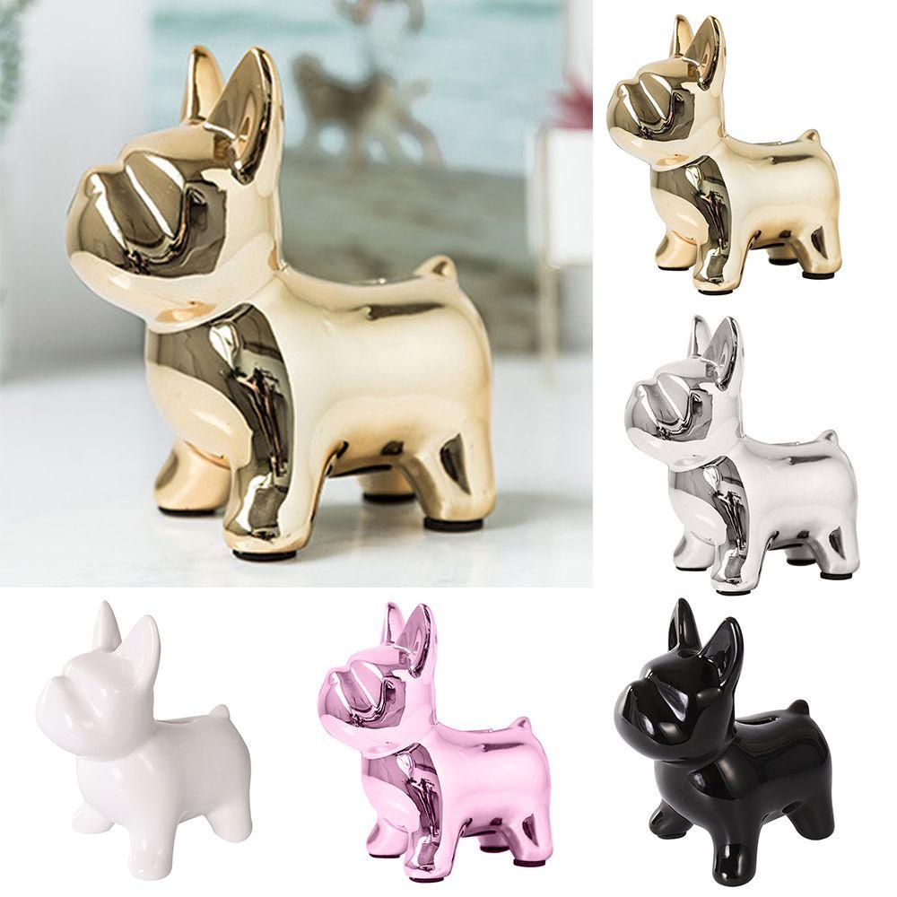 LANSEL Ống Heo Tiết Kiệm Hình Chó Bull Trang Trí Nhà Cửa
