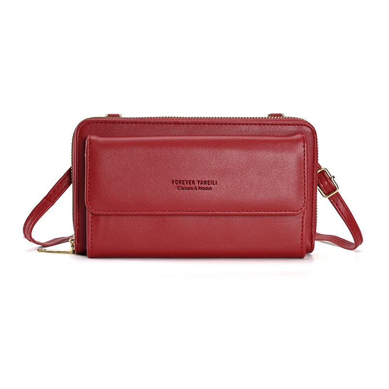 Túi Da Mềm Đeo Chéo Đựng Điện Thoại Thiết Kế Nhỏ Nhắn Thời Trang Dành Cho Nữ