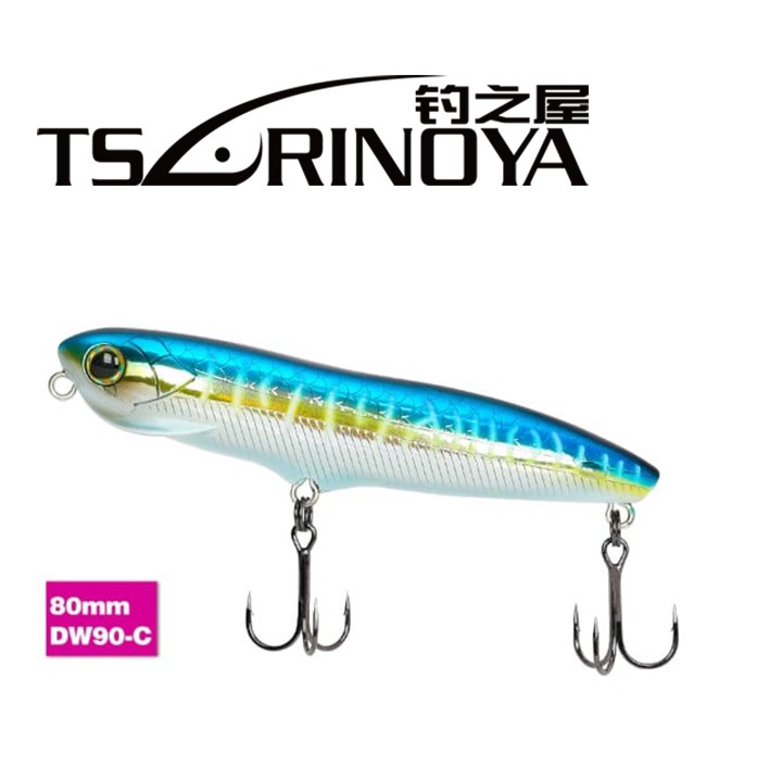Mồi câu cá walkingdog TSURINOYA DW90 Hita Lure