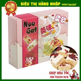 Kẹo hạnh phúc Nougat sữa bò trái cây Đài Loan
