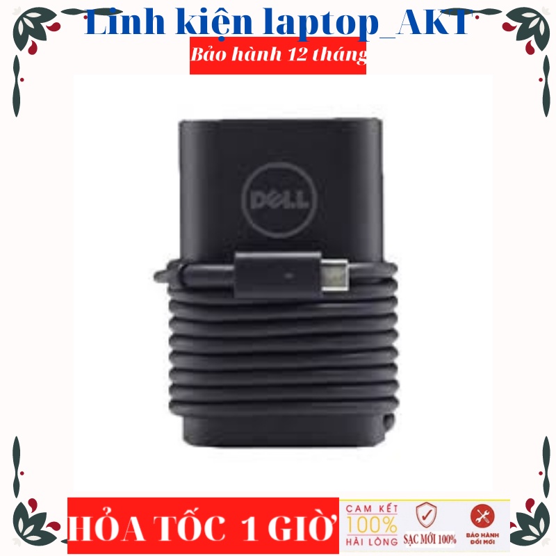 Sạc Laptop Dell 20V-2.25A-45W-ZIN type C Dell XPS 9370 P82G 13 9365 P71G P71G001 13 9350 Latitude 7370 P67G 5285 7275