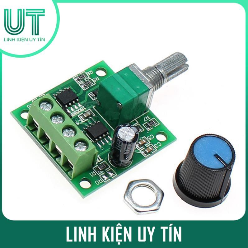 Mạch Điều Chỉnh Tốc Độ PWM  1.8V 3V 5V 6V 12V 2A  Điều Tốc DC1.8-15V 2A DK02 Mạch DK02