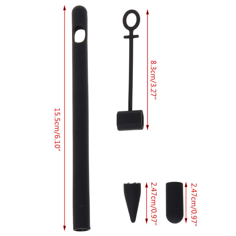 Hộp Đựng Bút Cảm Ứng Máy Tính Bảng Bằng Silicon Mềm Chống Thất Lạc Cho Pencil 1