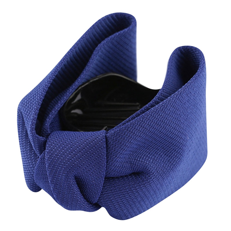 Kẹp Tóc Nơ Màu Trơn Thời Trang Cho Nữ