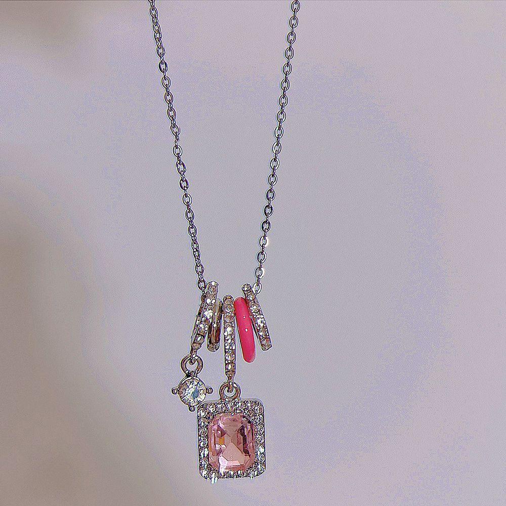 JARRED Vòng Cổ Choker Mặt Vuông / Tròn Thời Trang Cho Nữ