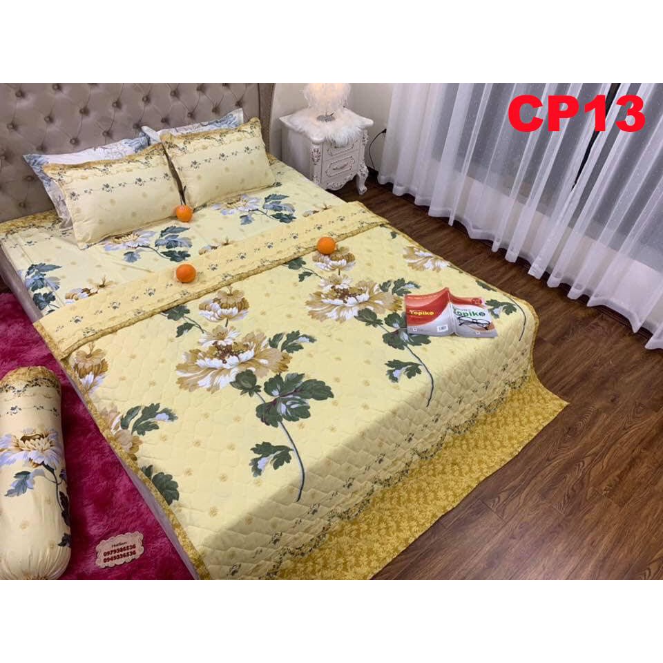 Chăn trần 2 mặt cotton poly CP78 hàng loại 1, thoáng mát, màu sắc trang nhã, phong cách hàn quốc