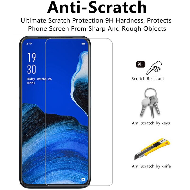 [Ảnh Thật] Kính CL OPPO Reno 2/ 2Z/ 2F - Cường Lực Không FULL, 9H-0.26mm