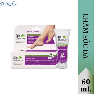 Kem dưỡng ẩm và chăm sóc da chân bio balance 60ml