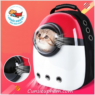 [HOẢ TỐC] Balo phi hành gia du lịch vận chuyển chó mèo