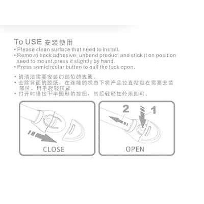 Khóa cửa tủ đa chức năng với khóa an toàn dùng cho trẻ nhỏ