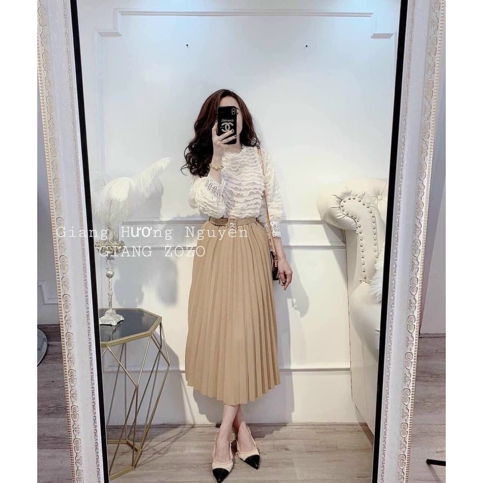 GIÁ SỈ CHÂN VÁY BIGSIZE MIDI DÁNG DÀI hàng quảng châu 55-80