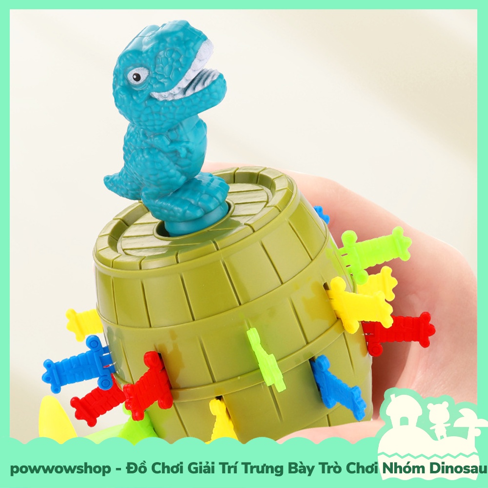 [Sẵn VN - Hỏa Tốc] Đồ Chơi Trưng Bày Giải Trí Khủng Long Ghim Bật Pirate Dinosaur Chơi Hội Nhóm Hay Gia Đình Vui Nhộn