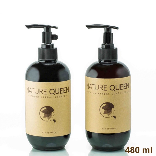 Dầu Gội Xả NATURE QUEEN 100ml &amp; 480ml - Cao Cấp Sao Thái Dương