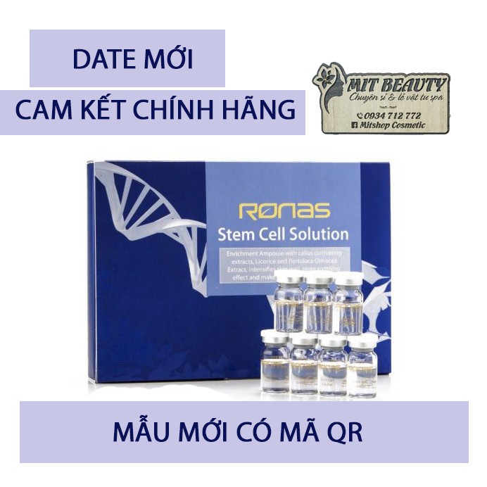 RONAS TINH CHẤT TẾ BÀO GỐC hàng chính hãng có mã QR