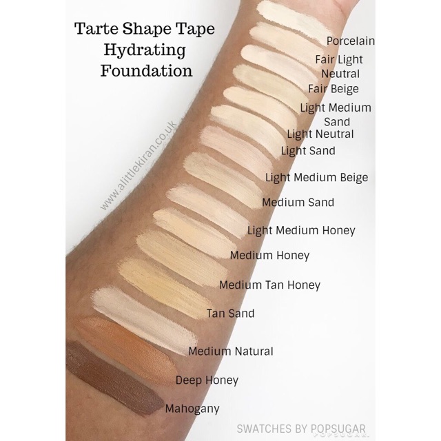 Kem nền Tarte shape tape hydrating foundation - Chính hãng