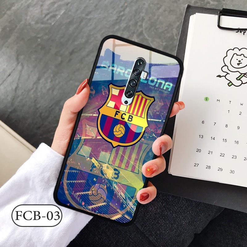 Ốp lưng kính 3D OPPO Reno 2F- hình đội bóng