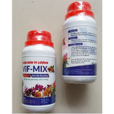 Phân Bánh Dầu VIF- MIX giúp cây hấp thu dinh dưỡng tối ưu 250ml