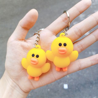 Móc khoá cao su Cute Duck