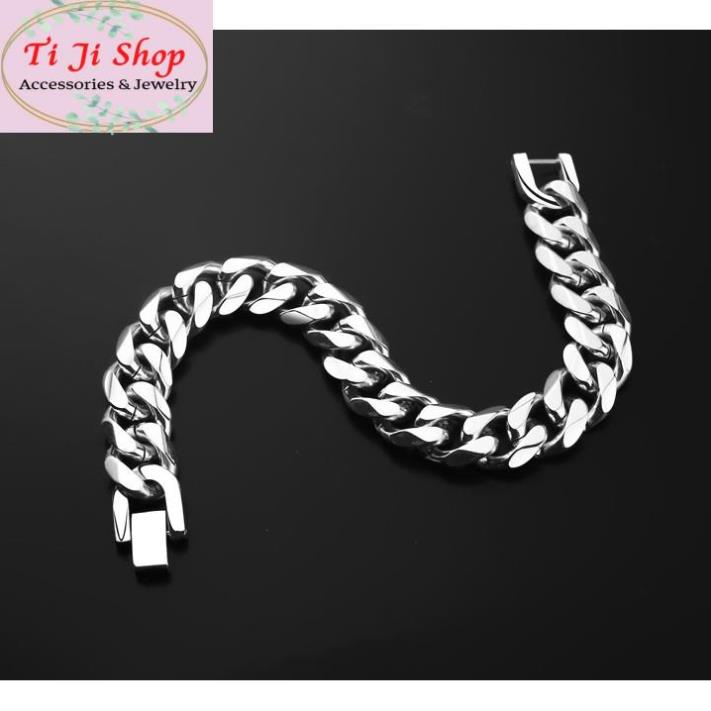 LẮC TAY LẶC ĐƠN INOX 13LY VÁC CẠNH CAO CẤP đẹp, không đen