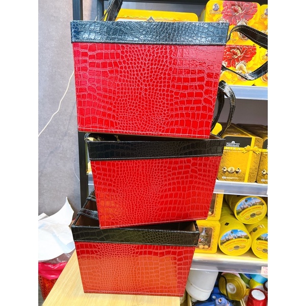 Giỏ Da Vuông siêu sang