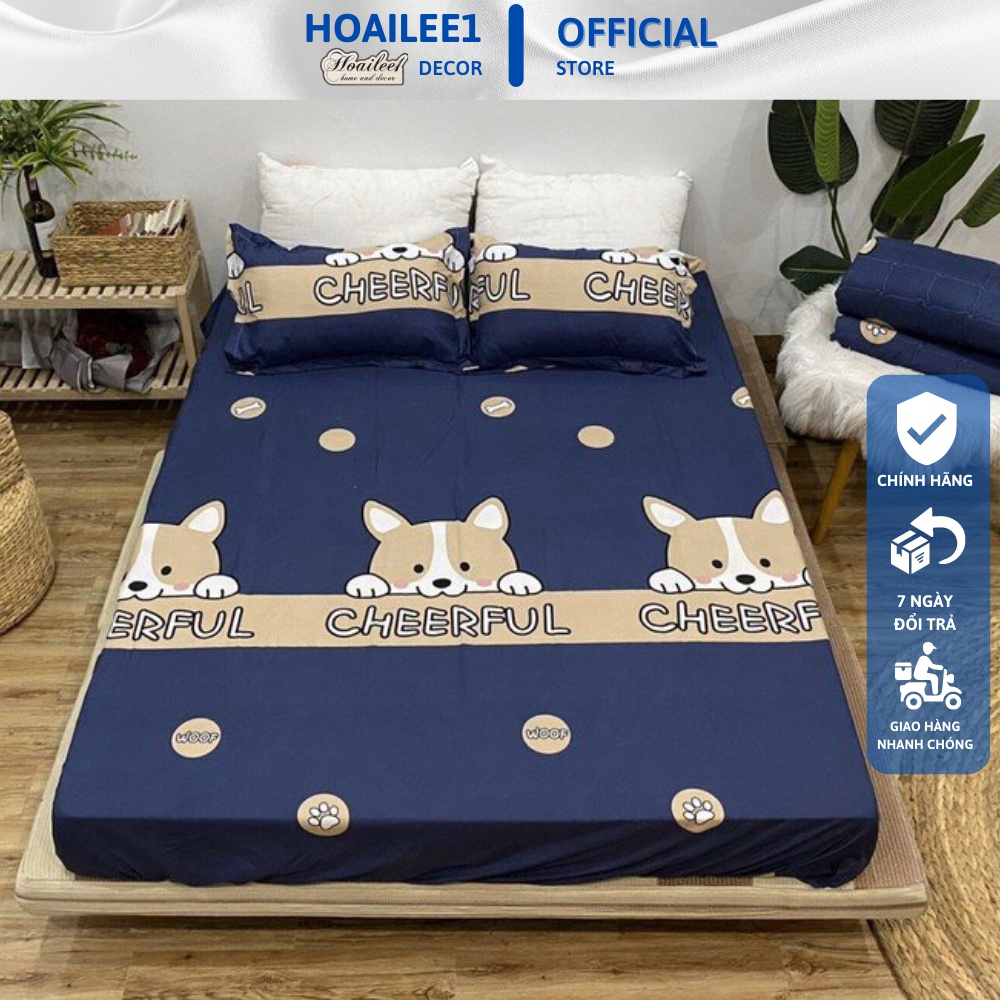Bộ ga gối 💖m2/m6/m8/2m2💖 drap giường poly, ga trải giường + 2 vỏ gối nằm đơn giản mẫu mã đa dạng