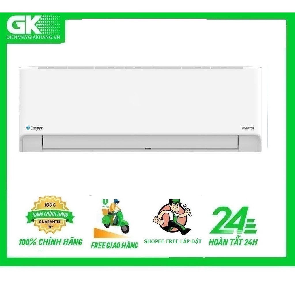 HC-09IA32-MIỄN PHÍ CÔNG LẮP ĐẶT-Máy lạnh Casper Inverter 1 HP HC-09IA32 Mới 2021