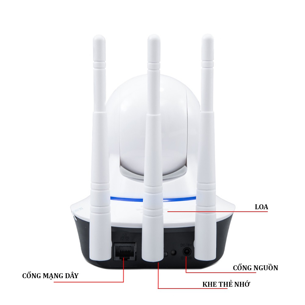 Camera Giám Sát Yoosee 3 Râu Wifi - Độ Phân Giải 720P, 1.0Mpx | WebRaoVat - webraovat.net.vn